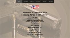 Desktop Screenshot of bullethole.com